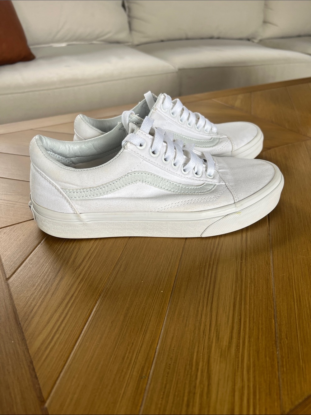 White Vans Sneakers